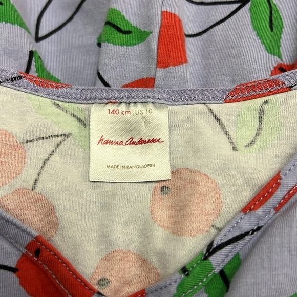BOGO Hanna Andersson cherry romper size US 10 - Picture 3 of 6